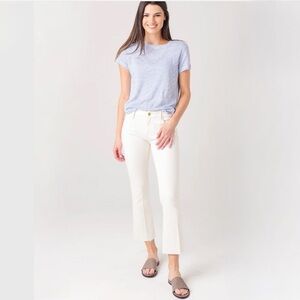 FRAME LE CROP MINI BOOT RAW FRAY JEAN Size 28